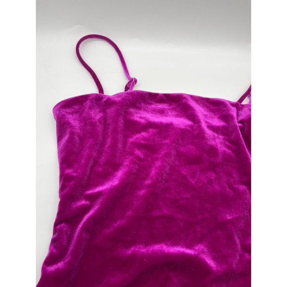 Lovers and Friends Agnes Bodysuit Magenta S Velvet Pink - Picture 5 of 9